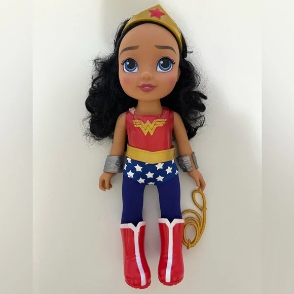 DC Super Hero Girls Wonder Woman Toddler Doll 15" 2017 Jakks - Picture 6 of 8
